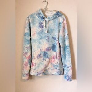 Hollister Y2K Tie-Dye Hoodie Women’s Medium Skater    Retro Comfy Cozy Casual